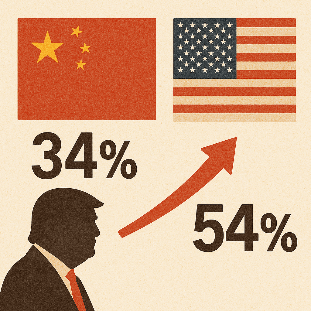 Image about <p>El 2 de abril de 2025, el presidente Donald <strong>Trump </strong>anunció un <strong>arancel </strong>adicional del 34% sobre todos los productos importados desde <strong>China</strong>, elevando el total de <strong>aranceles </strong>al 54%.Esta medida se enmarca en la estrategia de la administración <strong>Trump </strong>para abordar lo que considera prácticas comerciales <strong>desleales </strong>por parte de <strong>China </strong>y reducir el déficit comercial entre ambos países.</p>